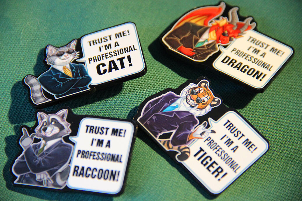 Acrylic pins