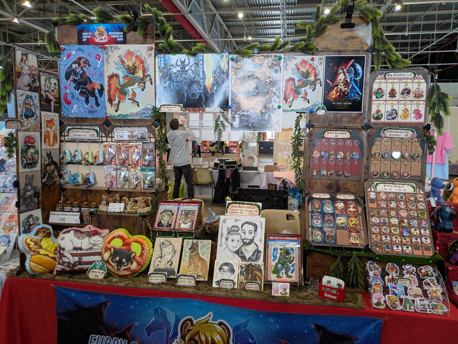 Anime convention booth (Metz'torii)
