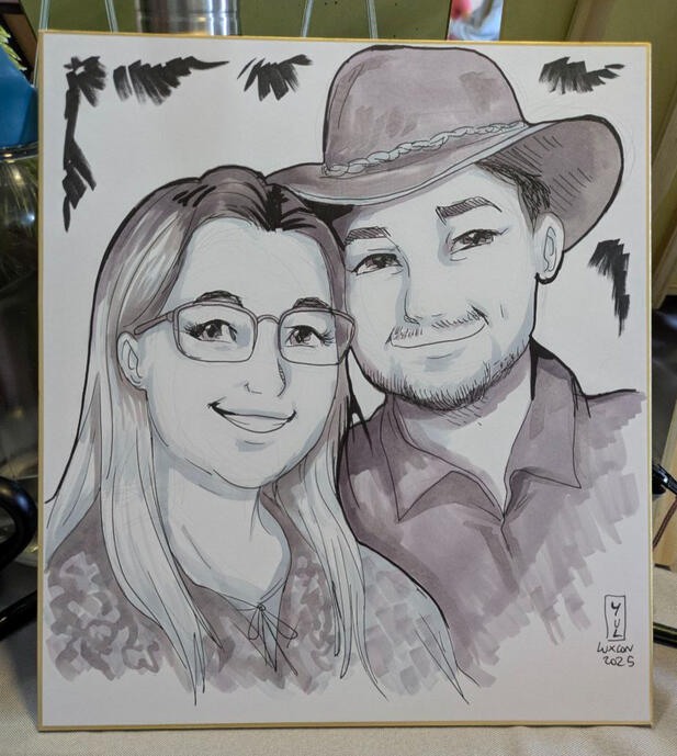 Shikishi Anime portraits (only in Anime conventions)