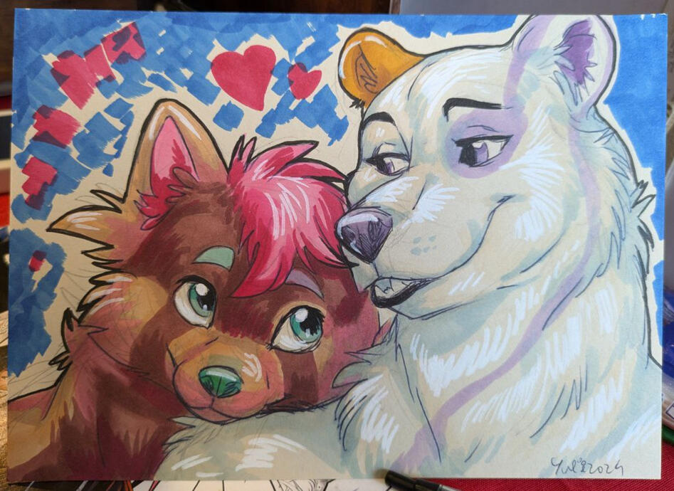 Colored sketches