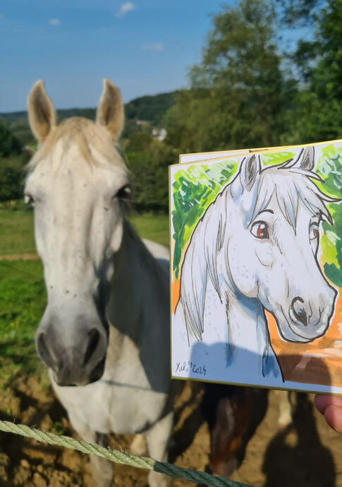 Mini Shikishi animal portraits