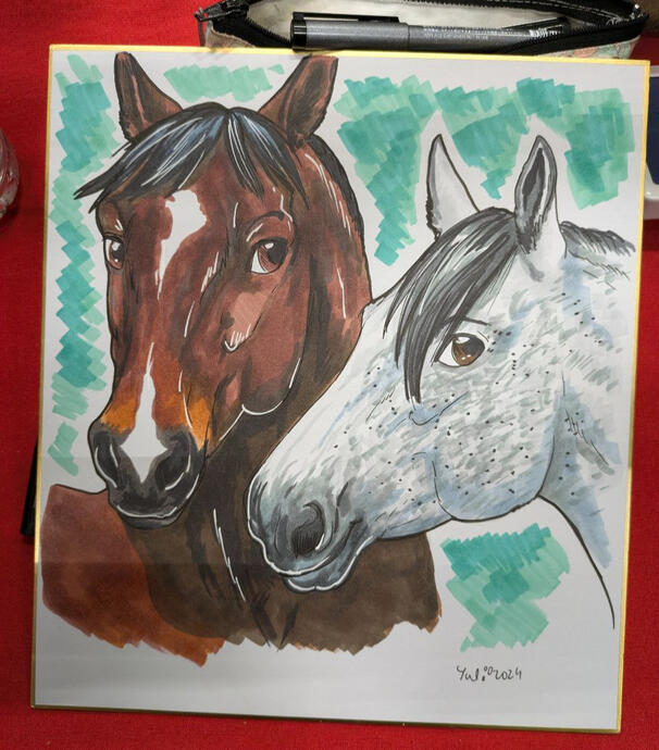 Shikishi animal portraits