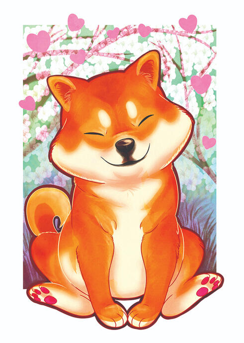 Shiba Inu A5 prints