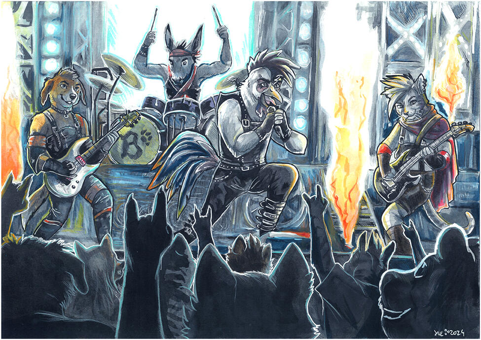 Bremmen Metal Band A3 and A4 prints