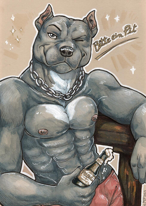 Pitbull A5 prints