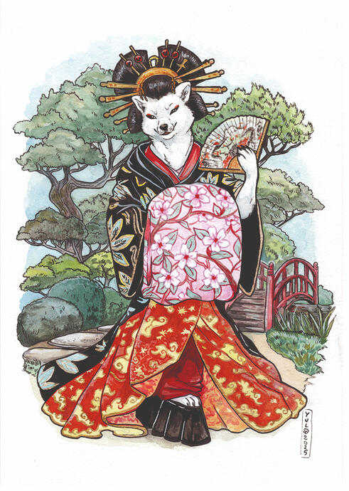 Oiran A4 and A5 prints