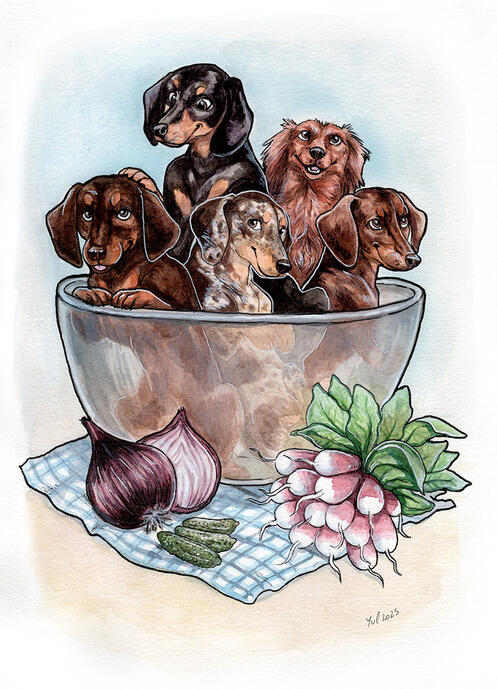 Wurstsalat A4 prints