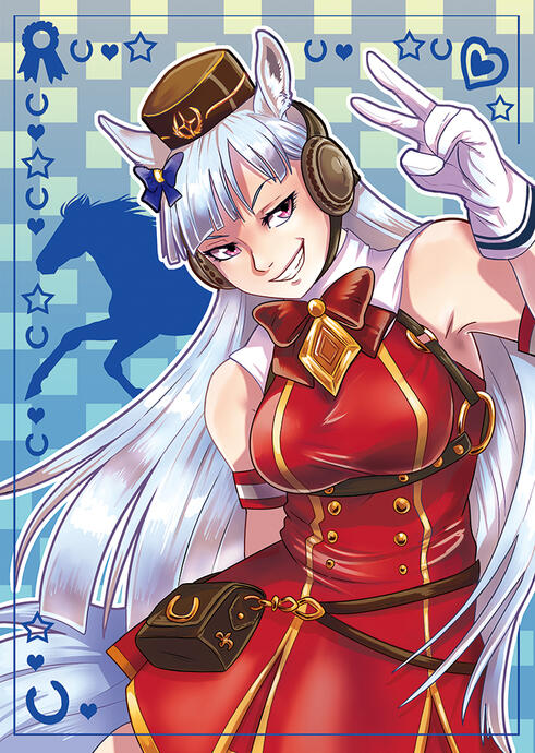 Uma Musume cold foil print