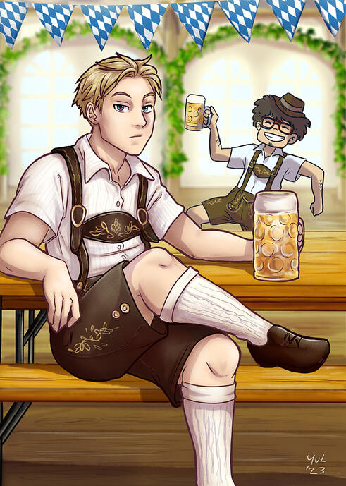 Oktoberfest SpyxFamily A5 print